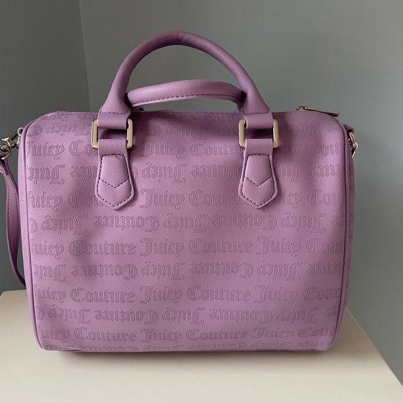 NWT JUICY COUTURE Princess Charming Large Satchel in Lavender - Picture 6 of 10